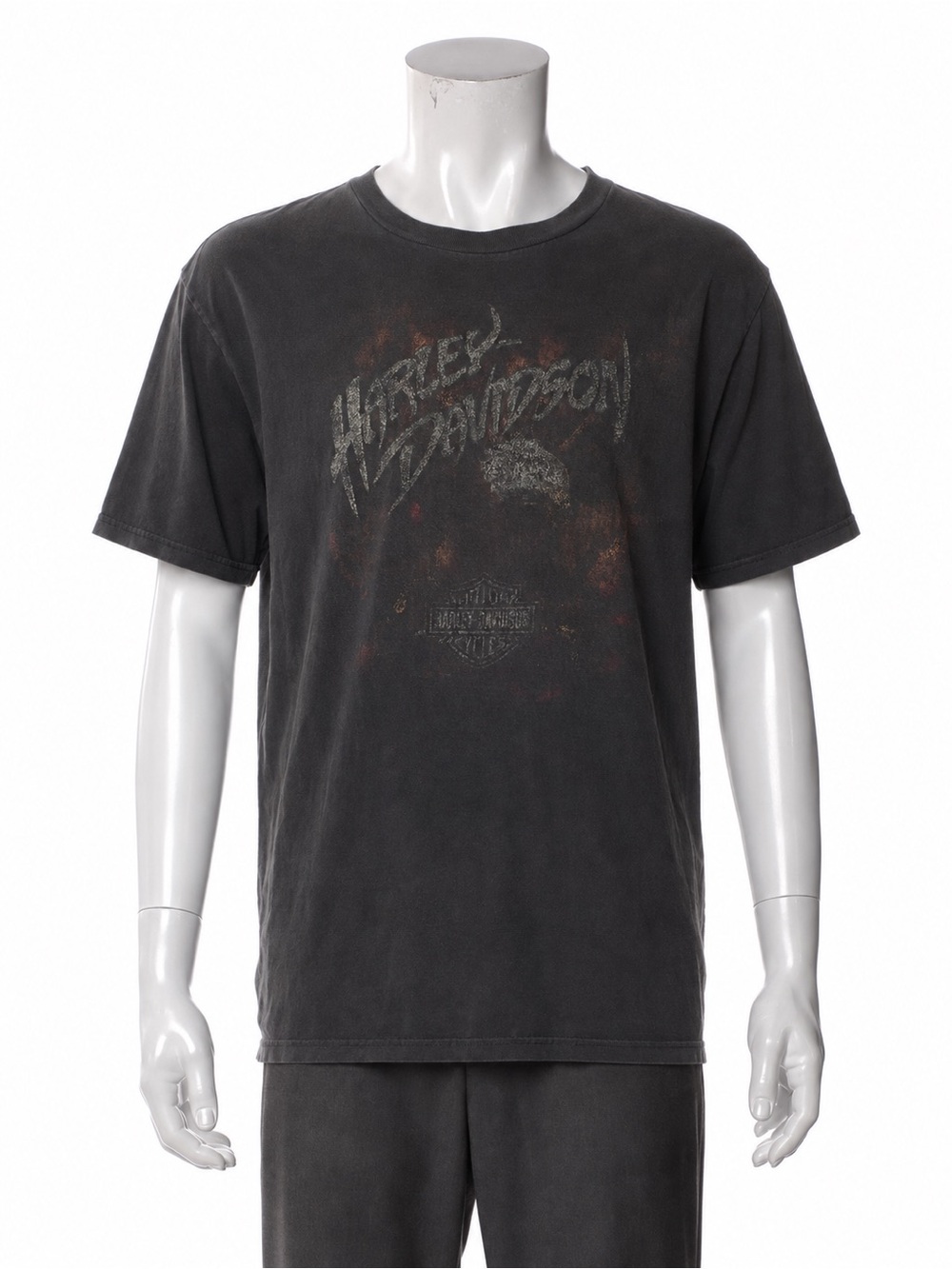 Collectors Vintage Harley Davidson Techno Hong Kong Shirt.